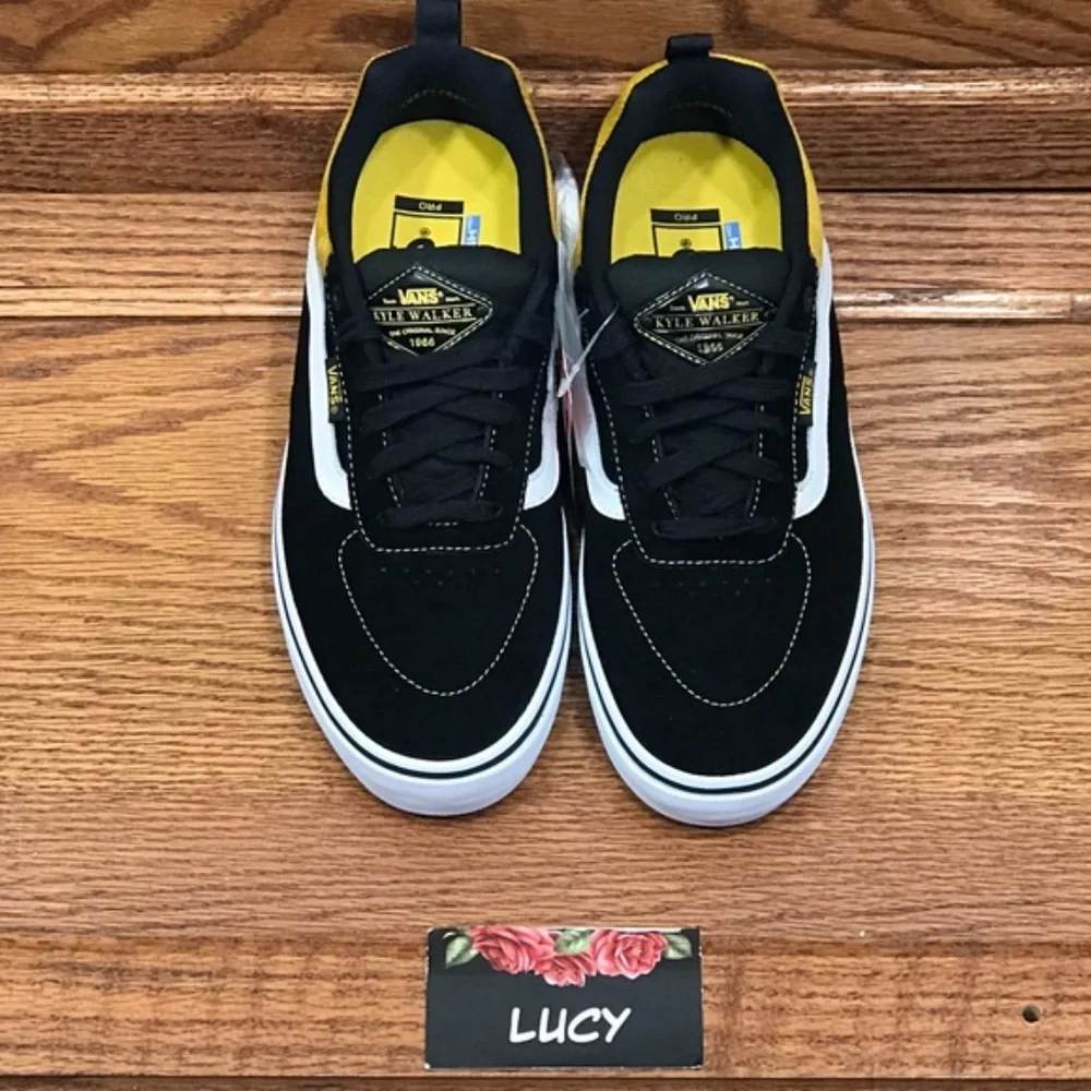 Vans Kyle‎ Walker Corduroy Black Yolk Yellow Shoes